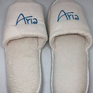Luxurious Spa Hotel Guest Travel Slippers from Aria Resort & Casino Las Vegas
